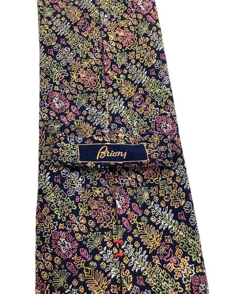 BRIONI（ブリオーニ）BRIONI (ブリオーニ) ネクタイ グリーン×ピンク サイズ:なしの古着・服飾アイテム