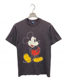 DISNEY（ディズニー）の古着「半袖カットソー」｜ネイビー×レッド