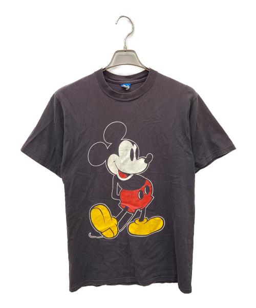 DISNEY（ディズニー）Disney (ディズニー) 半袖カットソー ネイビー×レッド サイズ:Mの古着・服飾アイテム