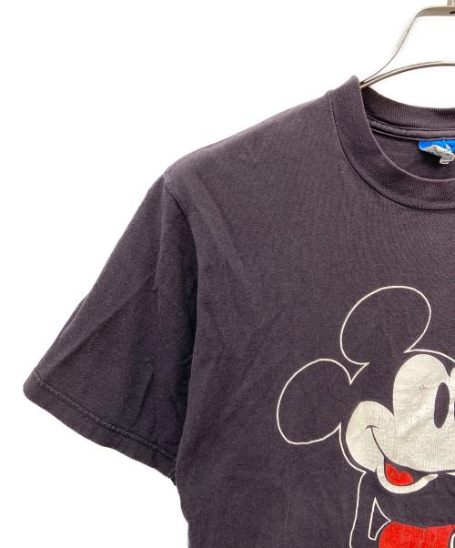DISNEY（ディズニー）Disney (ディズニー) 半袖カットソー ネイビー×レッド サイズ:Mの古着・服飾アイテム