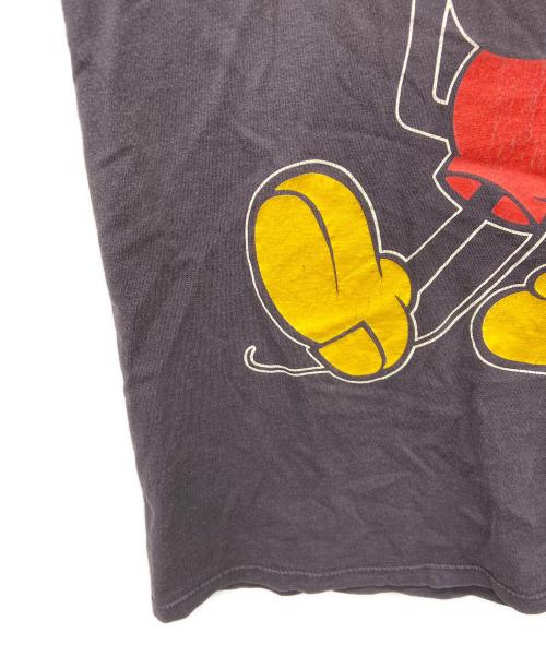 DISNEY（ディズニー）Disney (ディズニー) 半袖カットソー ネイビー×レッド サイズ:Mの古着・服飾アイテム