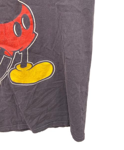DISNEY（ディズニー）Disney (ディズニー) 半袖カットソー ネイビー×レッド サイズ:Mの古着・服飾アイテム