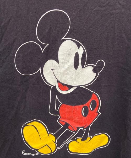 DISNEY（ディズニー）Disney (ディズニー) 半袖カットソー ネイビー×レッド サイズ:Mの古着・服飾アイテム