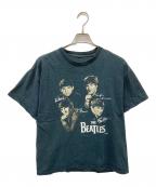 THE BEATLESビートルズ）の古着「バンドTシャツ　THE BEATLES」｜ブラック×グレー