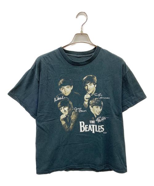THE BEATLES（ビートルズ）THE BEATLES (ビートルズ) バンドTシャツ　THE BEATLES ブラック×グレー サイズ:不明（実寸サイズ参照）の古着・服飾アイテム