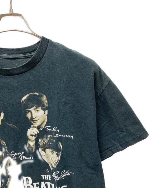 THE BEATLES（ビートルズ）THE BEATLES (ビートルズ) バンドTシャツ　THE BEATLES ブラック×グレー サイズ:不明（実寸サイズ参照）の古着・服飾アイテム
