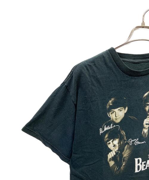 THE BEATLES（ビートルズ）THE BEATLES (ビートルズ) バンドTシャツ　THE BEATLES ブラック×グレー サイズ:不明（実寸サイズ参照）の古着・服飾アイテム
