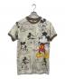 DISNEY（ディズニー）の古着「90'sDisneyカットソー」｜ブラウン×ホワイト