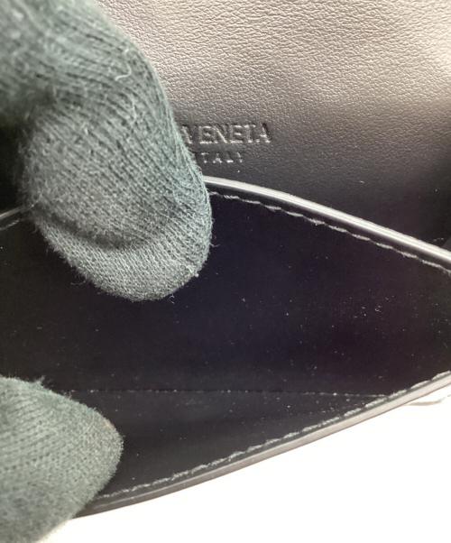 BOTTEGA VENETA（ボッテガベネタ）BOTTEGA VENETA (ボッテガベネタ) BOTTEGA VENETA　イントレチャート　ビジネスカードケース ブラックの古着・服飾アイテム