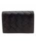BOTTEGA VENETA（ボッテガベネタ）の古着「BOTTEGA VENETA　イントレチャート　ビジネスカードケース」｜ブラック