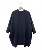 mizuiro-indミズイロインド）の古着「コクーンワイドワンピース」｜ネイビー