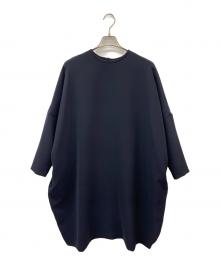 mizuiro-ind（ミズイロインド）の古着「コクーンワイドワンピース」｜ネイビー