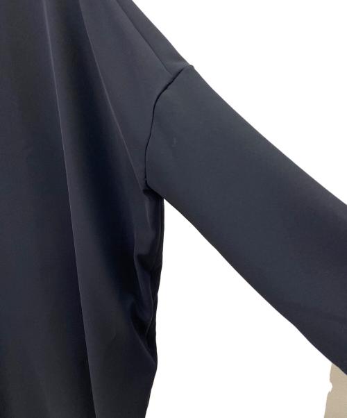 mizuiro-ind（ミズイロインド）mizuiro-ind (ミズイロインド) コクーンワイドワンピース ネイビー サイズ:Freeの古着・服飾アイテム