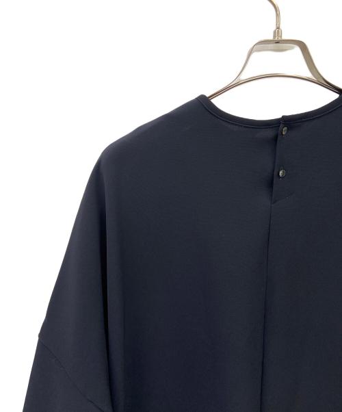 mizuiro-ind（ミズイロインド）mizuiro-ind (ミズイロインド) コクーンワイドワンピース ネイビー サイズ:Freeの古着・服飾アイテム