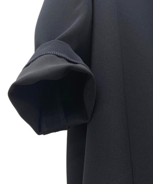 mizuiro-ind（ミズイロインド）mizuiro-ind (ミズイロインド) コクーンワイドワンピース ネイビー サイズ:Freeの古着・服飾アイテム