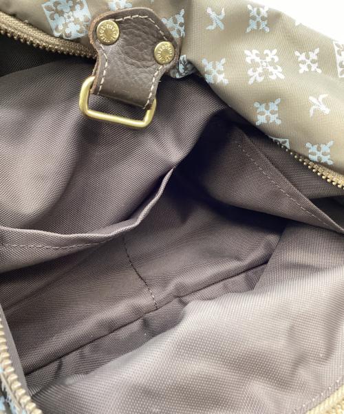 russet（ラシット）russet (ラシット) russet　2WAYバッグ ブラウン×ブルーの古着・服飾アイテム