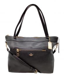 COACH（コーチ）の古着「COACH　トートバッグ」｜ブラック