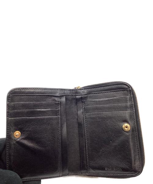 BALENCIAGA（バレンシアガ）BALENCIAGA (バレンシアガ) BALENCIAGA　コンパクトウォレット ブラックの古着・服飾アイテム