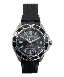 CITIZEN（シチズン）の古着「エコドライブ ダイバー 200m」｜ブラック