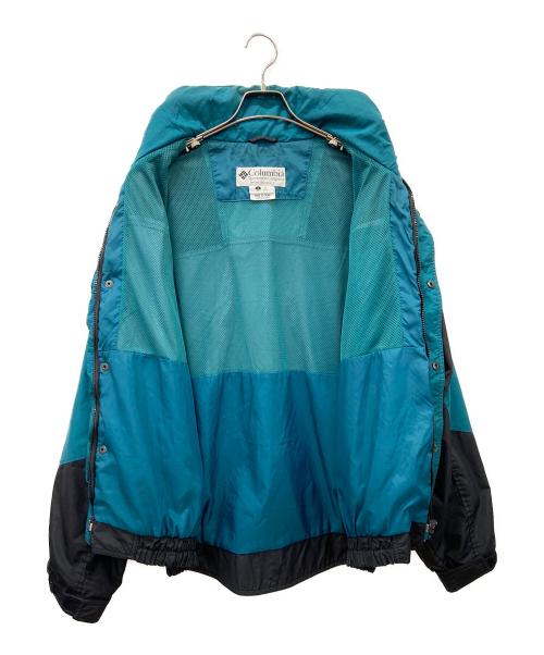 Columbia（コロンビア）Columbia (コロンビア) ナイロンジャケット ブルー×ブラック サイズ:Lの古着・服飾アイテム