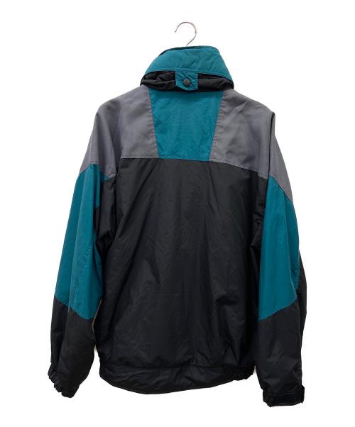 Columbia（コロンビア）Columbia (コロンビア) ナイロンジャケット ブルー×ブラック サイズ:Lの古着・服飾アイテム