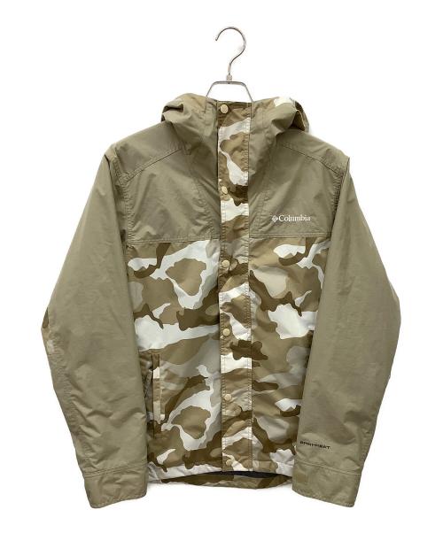 Columbia（コロンビア）Columbia (コロンビア) デクルーズサミットパターンドジャケット ベージュ サイズ:Mの古着・服飾アイテム