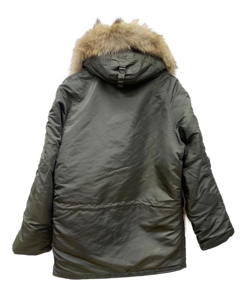 ALPHA（アルファ）ALPHA (アルファ) N-3Bタイプコート オリーブ サイズ:Mの古着・服飾アイテム
