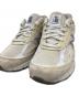 中古・古着 NEW BALANCE (ニューバランス) NEW BALANCE　USA製　スニーカー ベージュ×ホワイト サイズ:25.5ｃｍ：11000円