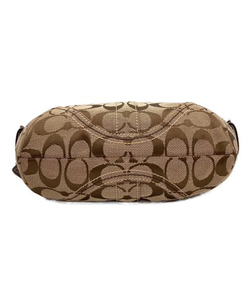 COACH（コーチ）COACH (コーチ) ハンドバッグ ベージュ×ブラウンの古着・服飾アイテム
