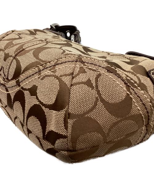 COACH（コーチ）COACH (コーチ) ハンドバッグ ベージュ×ブラウンの古着・服飾アイテム