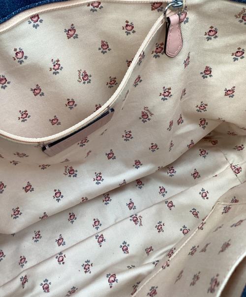 COACH（コーチ）COACH (コーチ) COACH　トートバッグ ネイビーの古着・服飾アイテム
