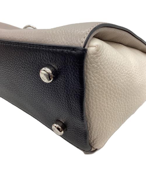 COACH（コーチ）COACH (コーチ) COACH　ハンドバッグ ベージュ×アイボリーの古着・服飾アイテム