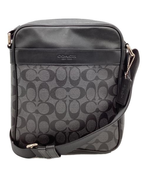COACH（コーチ）COACH (コーチ) COACH　ショルダーバッグ ブラック×グレーの古着・服飾アイテム