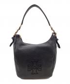 TORY BURCHトリーバーチ）の古着「ワンショルダーバッグ」｜ブラック×ゴールド