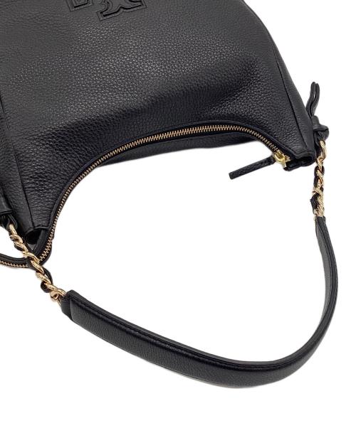 TORY BURCH（トリーバーチ）TORY BURCH (トリーバーチ) ワンショルダーバッグ ブラック×ゴールド サイズ:なしの古着・服飾アイテム
