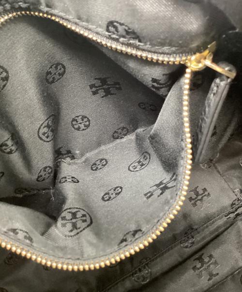 TORY BURCH（トリーバーチ）TORY BURCH (トリーバーチ) ワンショルダーバッグ ブラック×ゴールド サイズ:なしの古着・服飾アイテム