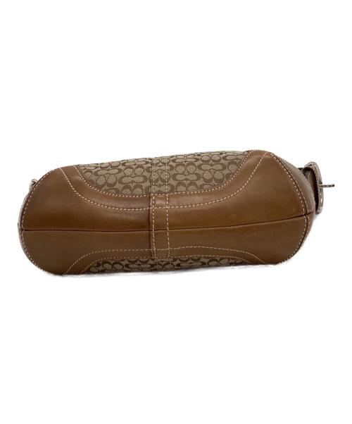 COACH（コーチ）COACH (コーチ) COACH　シグネチャー　ハンドバッグ ブラウンの古着・服飾アイテム