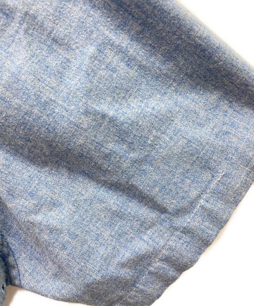 macgregor（マクレガー）MacGREGOR (マクレガー) ベースボールシャツ USA製 60s ブルー×ホワイト サイズ:44の古着・服飾アイテム