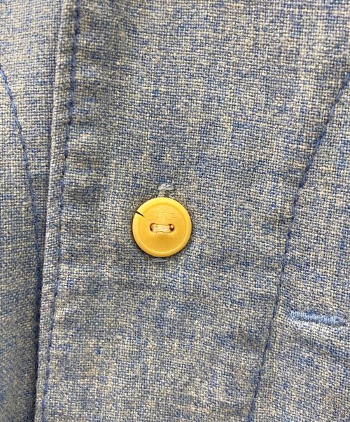 macgregor（マクレガー）MacGREGOR (マクレガー) ベースボールシャツ USA製 60s ブルー×ホワイト サイズ:44の古着・服飾アイテム