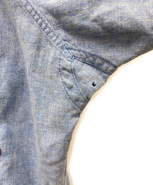 macgregor（マクレガー）MacGREGOR (マクレガー) ベースボールシャツ USA製 60s ブルー×ホワイト サイズ:44の古着・服飾アイテム