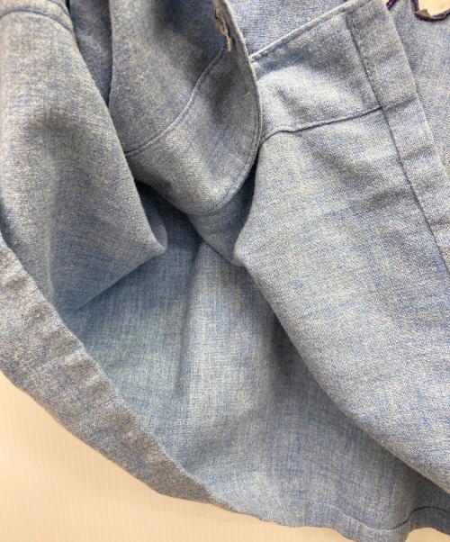 macgregor（マクレガー）MacGREGOR (マクレガー) ベースボールシャツ USA製 60s ブルー×ホワイト サイズ:44の古着・服飾アイテム