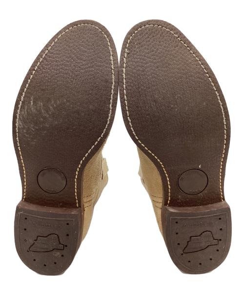 RED WING（レッドウィング）RED WING (レッドウィング) RED WING　ペコス・ローパー　刺繍タグ　1997年　ペコスブーツ ベージュ サイズ:８　1/2の古着・服飾アイテム