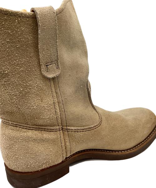 RED WING（レッドウィング）RED WING (レッドウィング) RED WING　ペコス・ローパー　刺繍タグ　1997年　ペコスブーツ ベージュ サイズ:８　1/2の古着・服飾アイテム