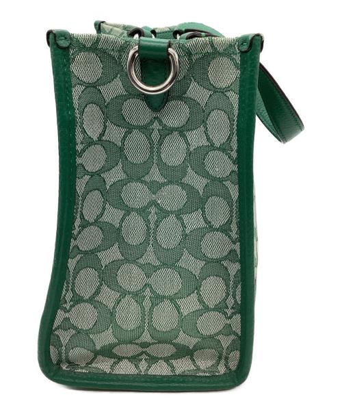 COACH（コーチ）COACH (コーチ) COACH　2WAYバッグ グリーンの古着・服飾アイテム