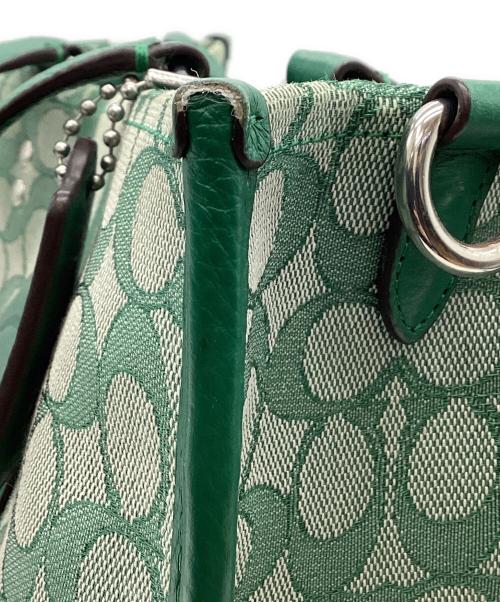 COACH（コーチ）COACH (コーチ) COACH　2WAYバッグ グリーンの古着・服飾アイテム