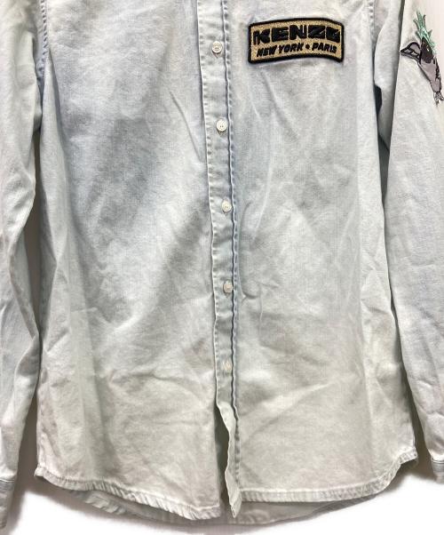 KENZO（ケンゾー）KENZO (ケンゾー) KENZO　長袖シャツ スカイブルー サイズ:Sの古着・服飾アイテム