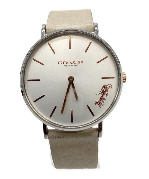 COACH（コーチ）COACH (コーチ) COACH　腕時計 ホワイトの古着・服飾アイテム