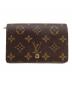 LOUIS VUITTON（ルイ ヴィトン）の古着「LOUIS VUITTON　モノグラム　ポルトモネ・ビエ・トレゾール　2つ折り財布」｜ブラウン