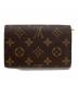 LOUIS VUITTON (ルイ ヴィトン) LOUIS VUITTON　モノグラム　ポルトモネ・ビエ・トレゾール　2つ折り財布 ブラウン：18000円