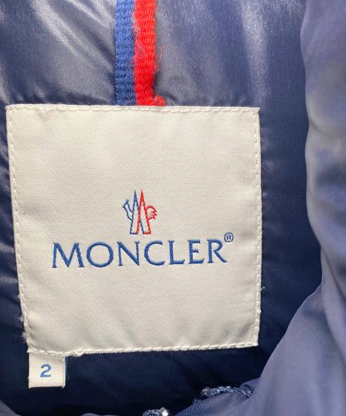 MONCLER（モンクレール）MONCLER (モンクレール) ダウンジャケット ネイビー サイズ:２の古着・服飾アイテム